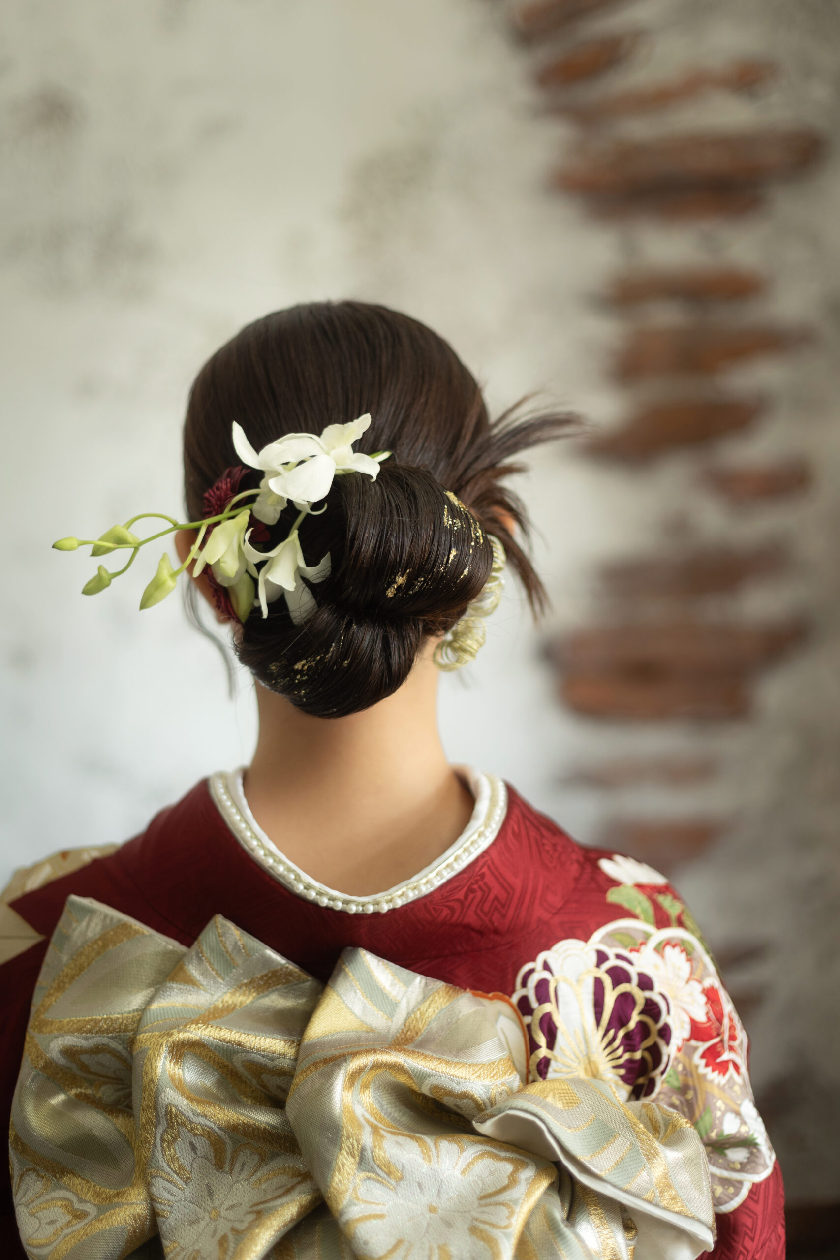 成人式で特別感を出せる生花ヘアアレンジ🌼