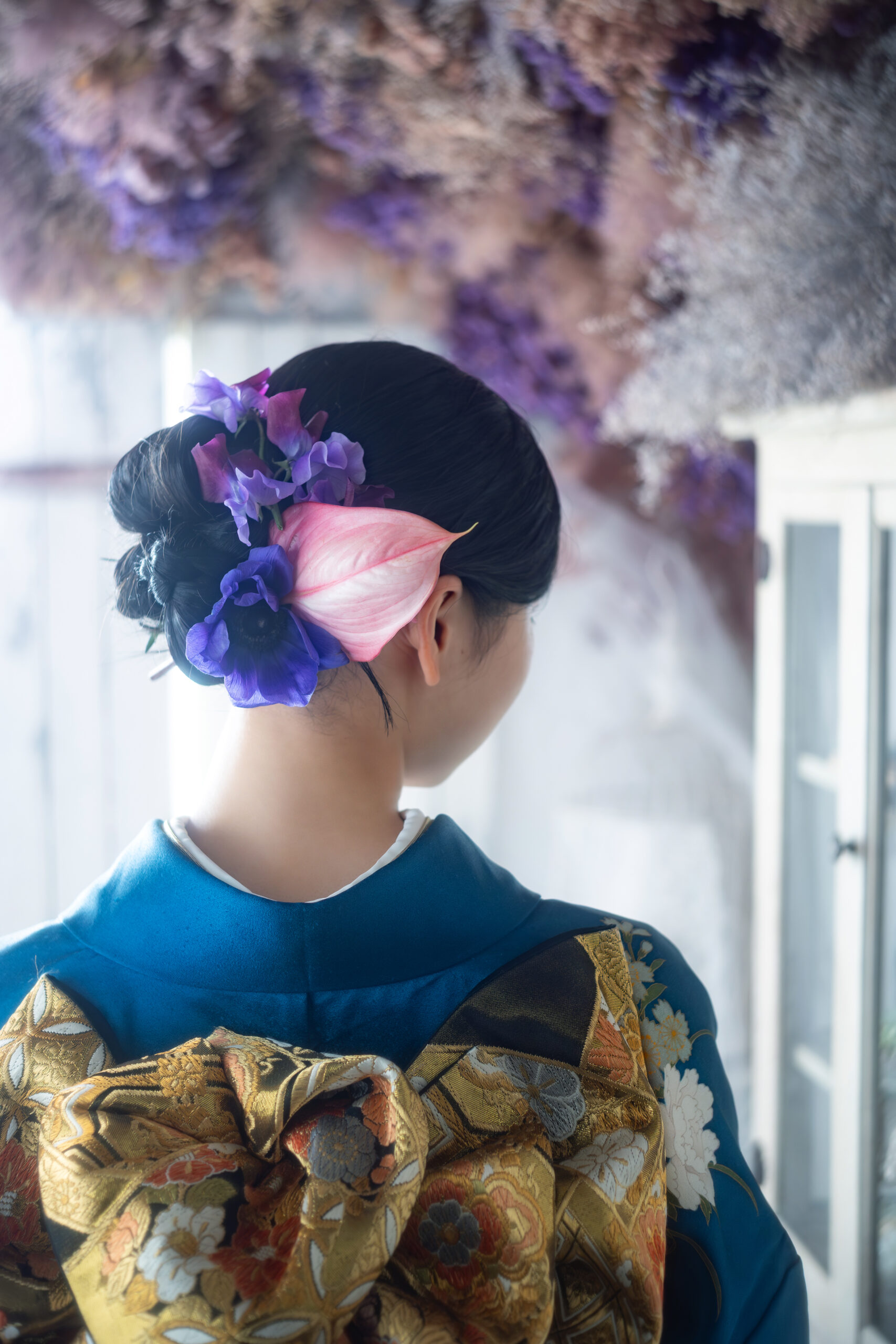 成人式前撮り｜生花ヘアアレンジにも対応しています♪
